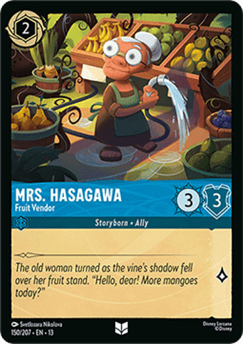 Mrs hasagawa fruit vendor - mrs.,